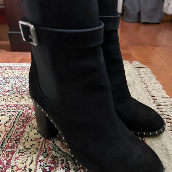 Rag & bone black suede ankle boots - Picture 7 of 8